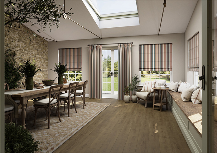 The British Stripe Co. Elizabeth, Teignbridge No.1 - Twist&Fit Roman Blind - Image 7